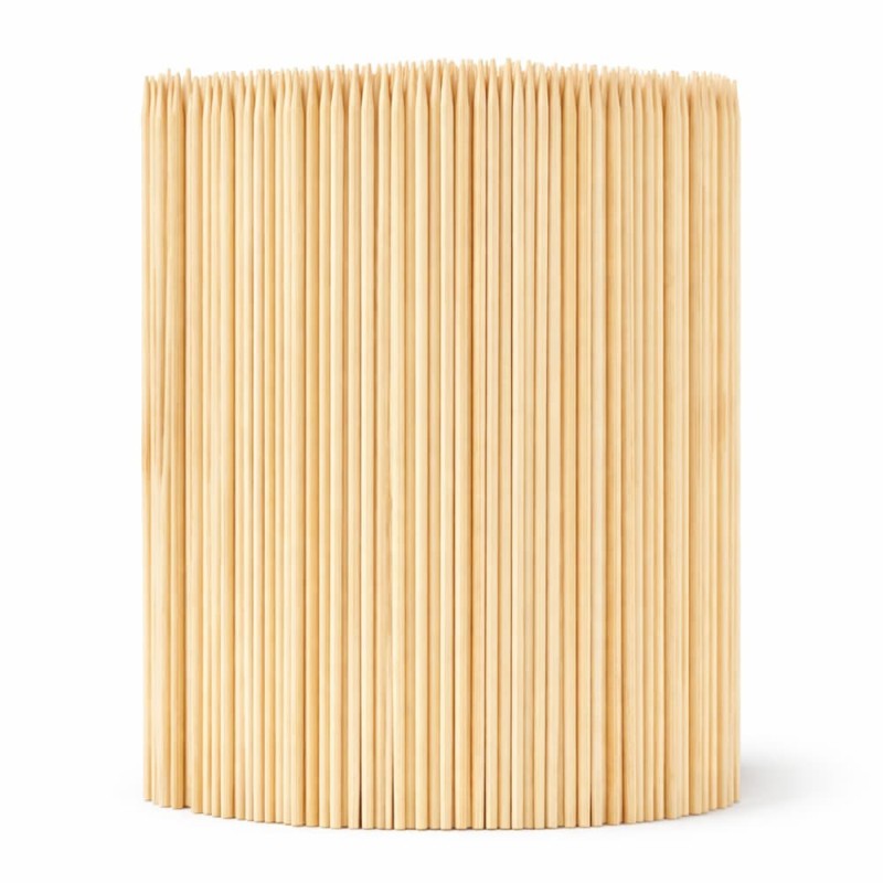 Bamboo BBQ Skewers 8 Inch 200pcs Kabab Grill Sticks