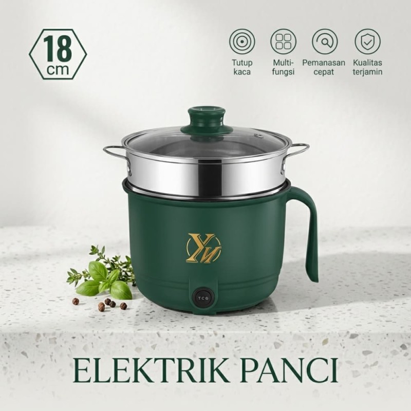 Electric Panci Non-Stick Mini Rice Cooker | Multifunction Cooking Pot