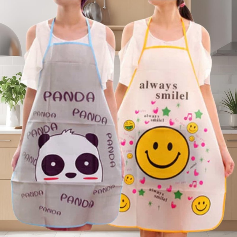 Kitchen Cooking Apron Cartoon Design Half-Length