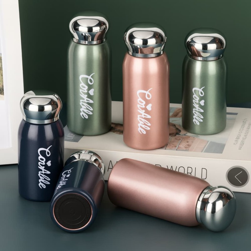 Mini 220ML Stainless Steel Vacuum Flask – Portable Pocket Thermos