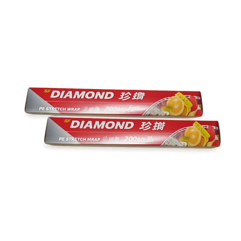 Diamond Plastic Stretch Wrap 200 sq ft