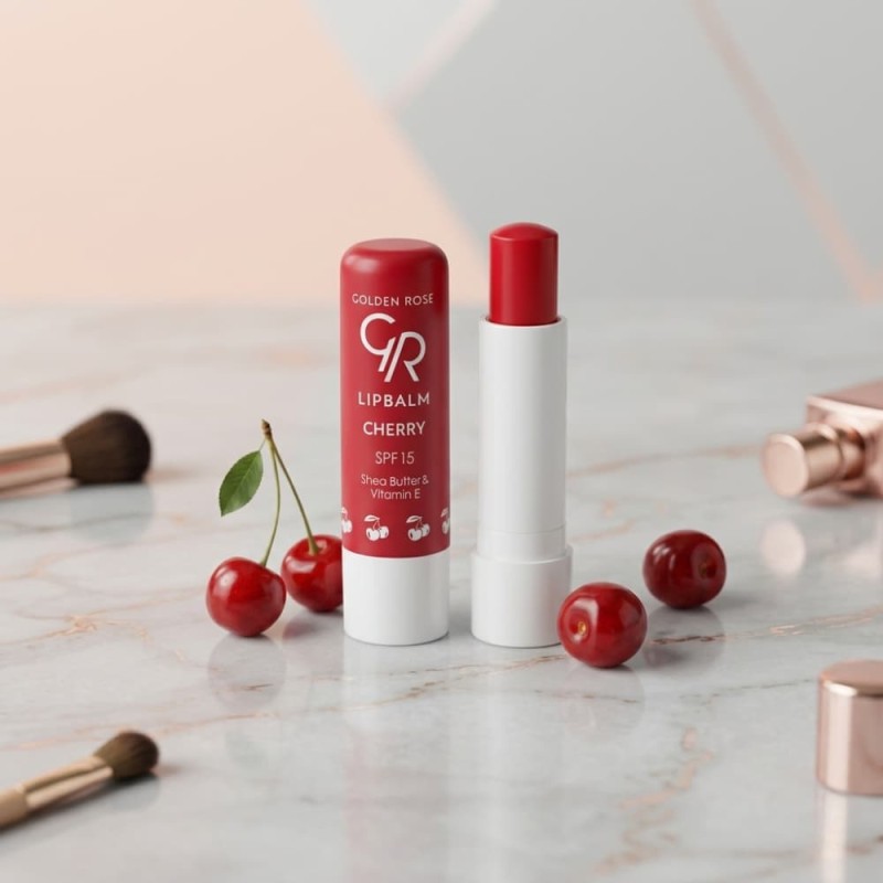 Golden Rose Lip Balm- Cherry