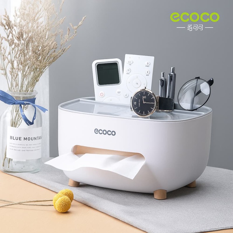 Creative Light Luxury Multi-Function Tissue & Remote Control Storage Box Plastic Box for Home & Restaurant Use