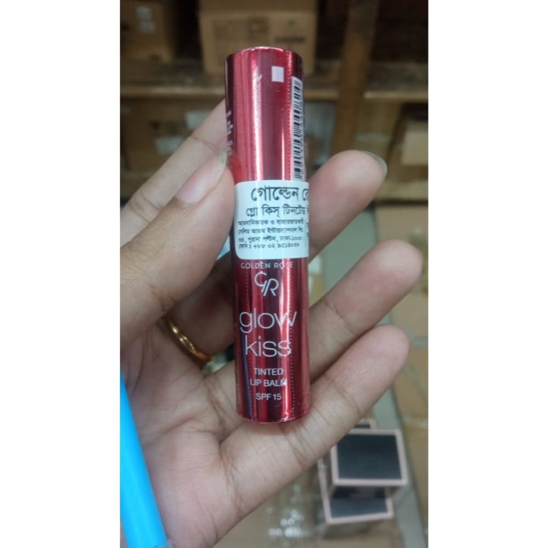Golden Rose Glow Kiss Tinted Lip Balm Cherry