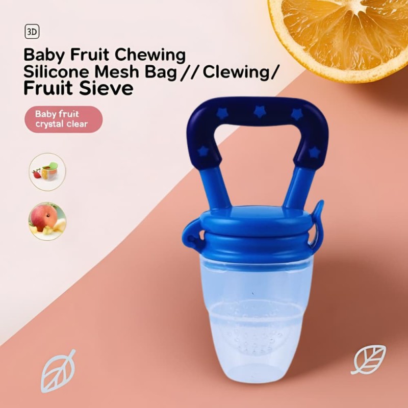 Baby Fruit Chewing Silicone Mesh Bag / Fruit Sieve
