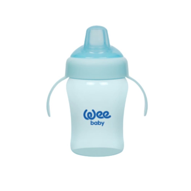 Wee Baby Colorful Non-Spill Cup With Grip (240 ML)