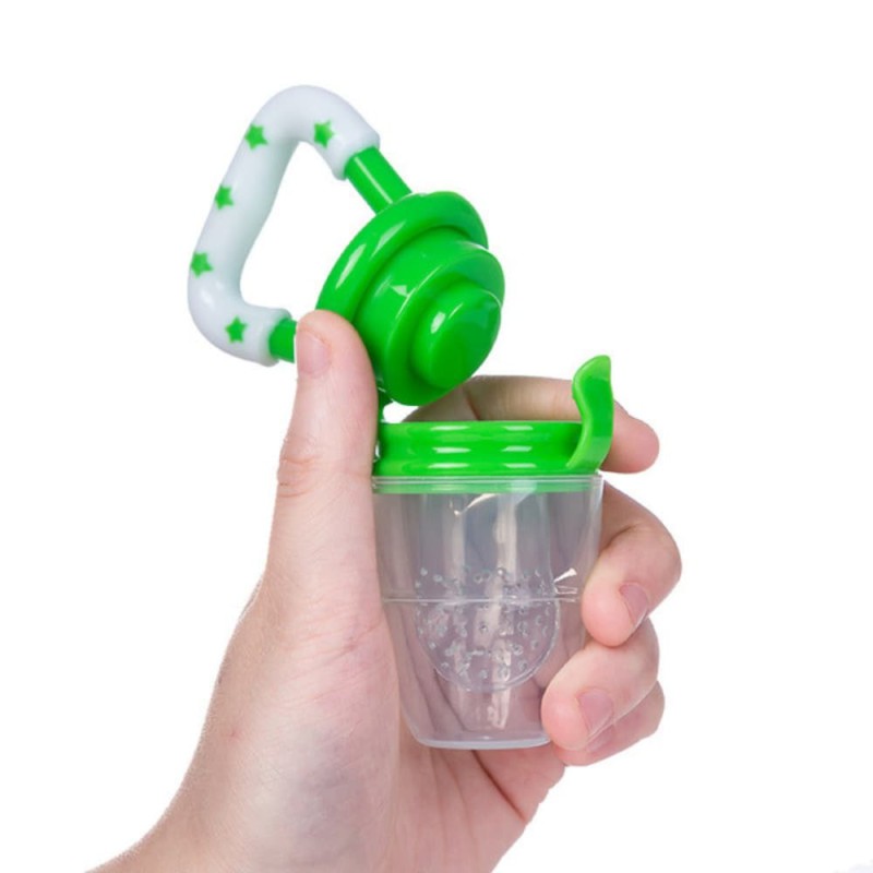 Baby Fruit & Veggie Silicone Pacifier – 0-6 Months Feeding Trainer