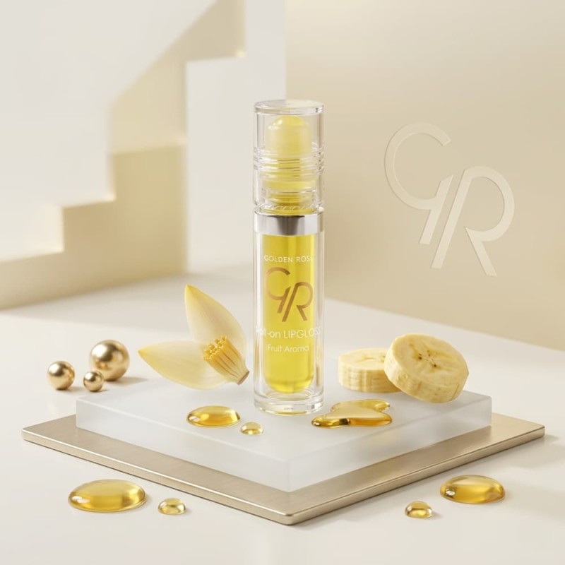 Golden Rose Roll on Lip Gloss - Banana