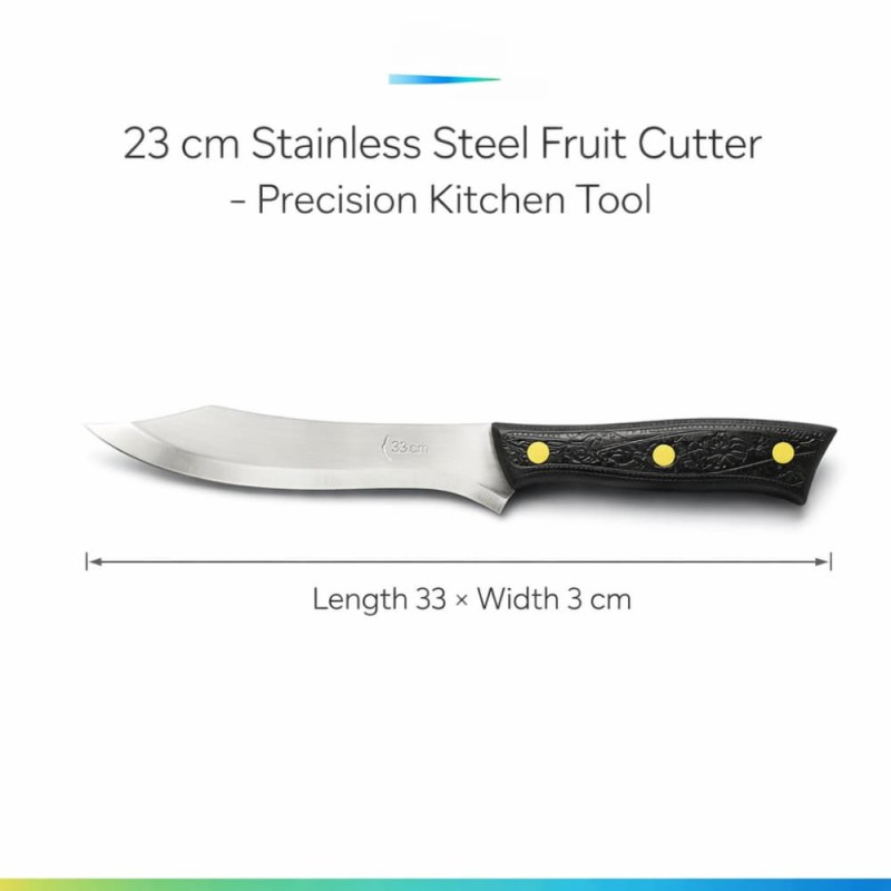 23 cm Stainless Steel Fruit Cutter – Precision Kitchen Tool