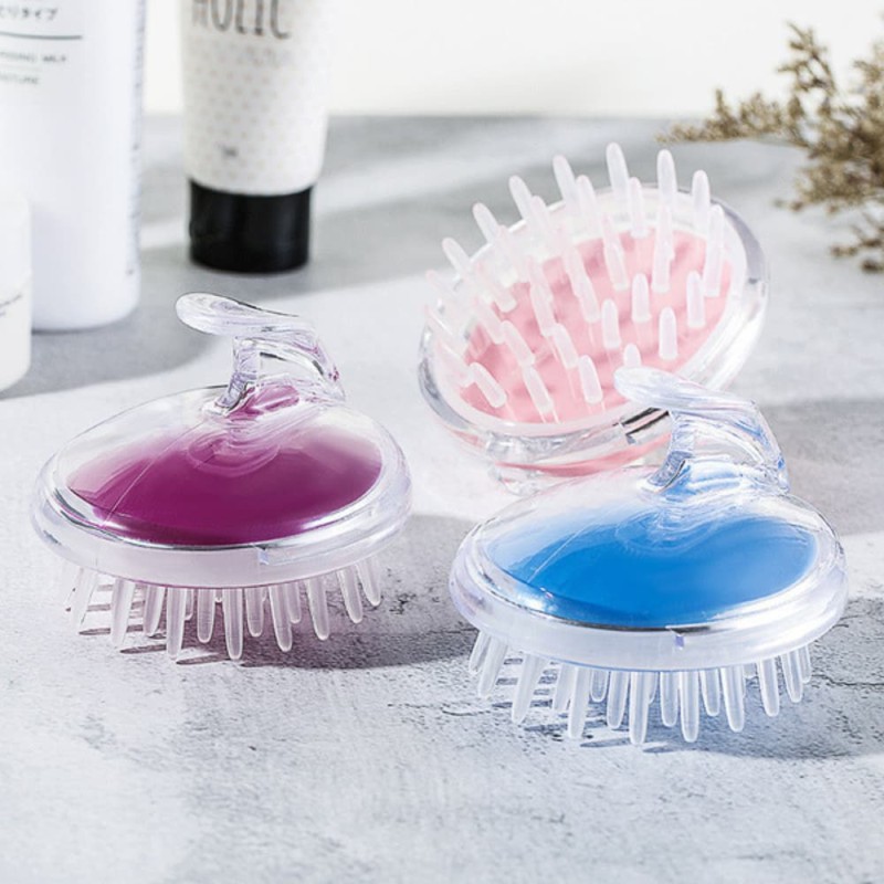Silicone Bath & Scalp Massage Brush – Gentle Care for Hair & Skin