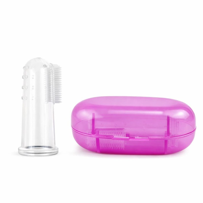 Soft Silicone Baby Toothbrush Set – Finger Brush & Tongue Cleaner