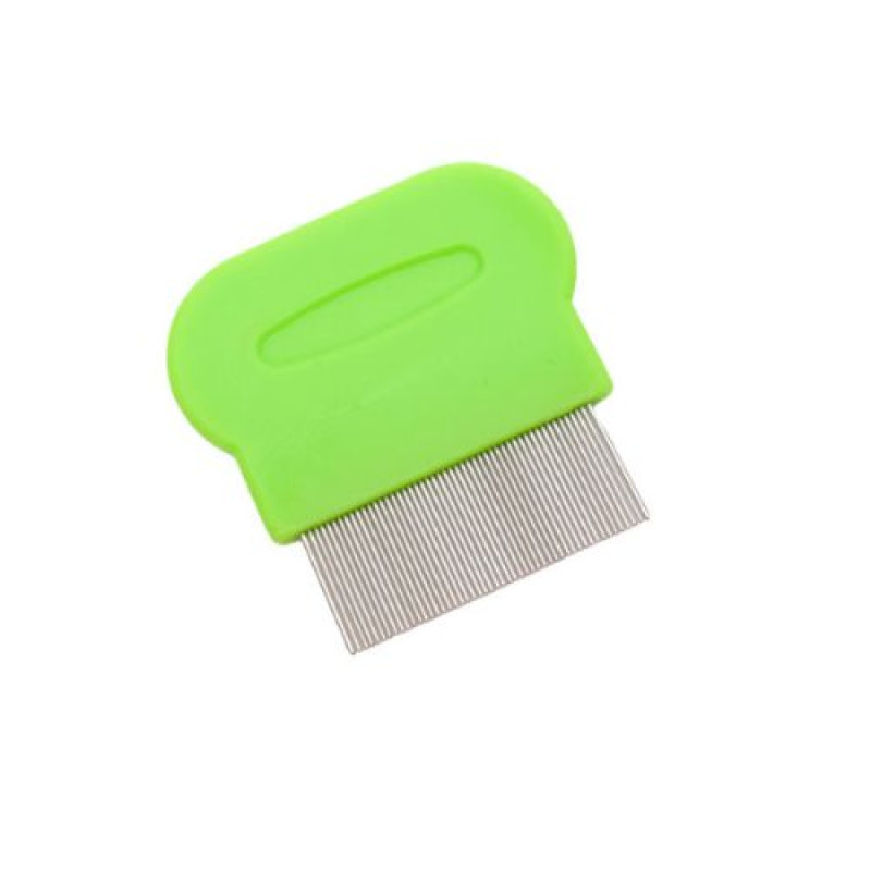 Non-slip small steel barbed lice comb