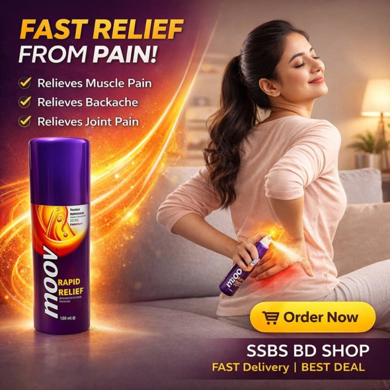 Moov Rapid Relief Pain Relief Spray – 150 ml