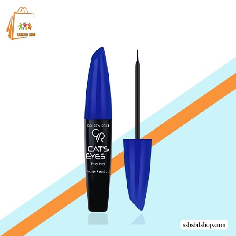 Golden Rose Cat’s Eyes Eyeliner Matte Blue