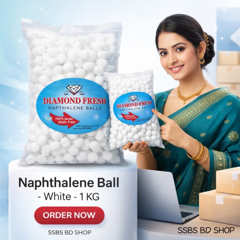 Naphthalene Ball – White – 1 KG