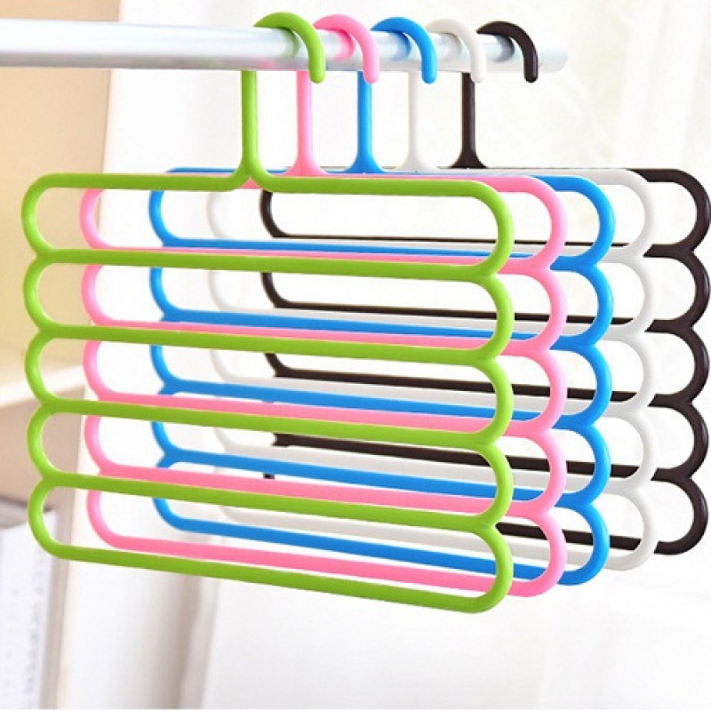 Fast brand Five -layer drying rack hanger Multi pants,scarf,tie,hanging rack
