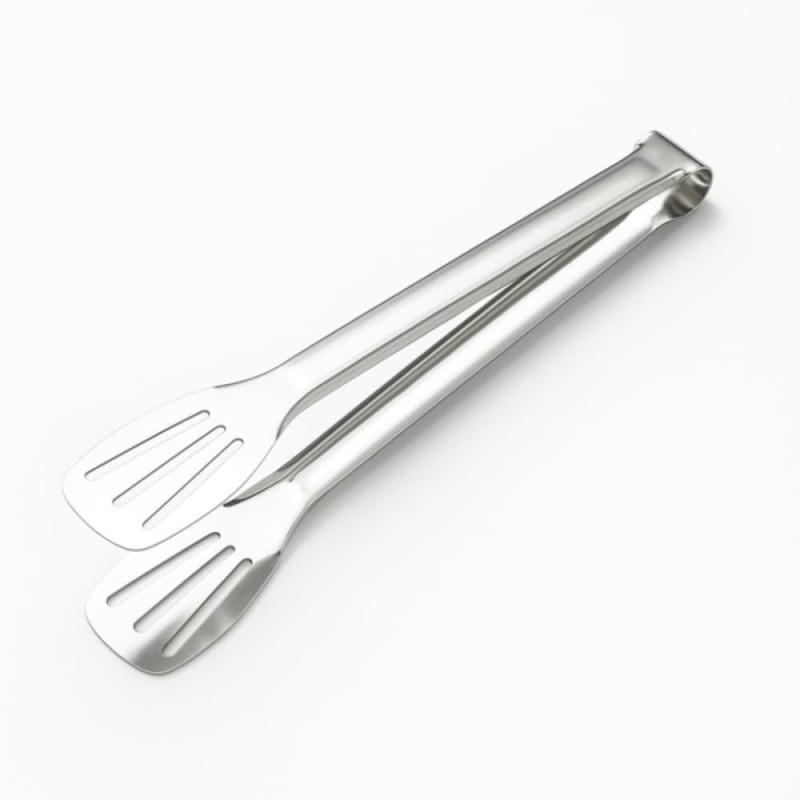 Stainless Steel Food Serving Tong 24cm – Large Roti Chimta & Turner for Cooking & Serving