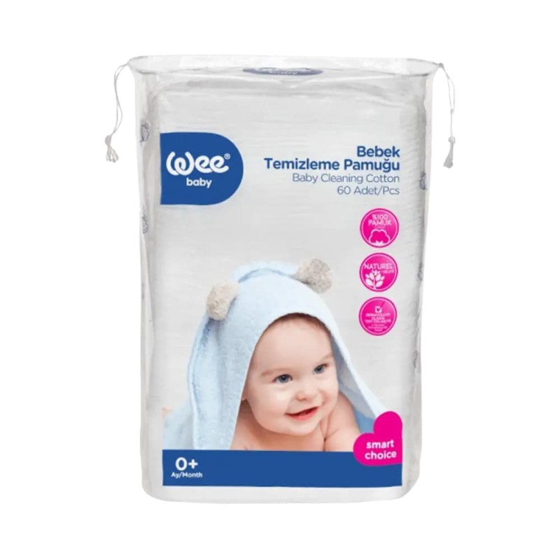 Wee Baby Cleaning Cotton (60pc)