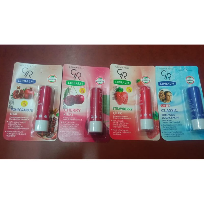 Golden Rose Lip Balm- Cherry