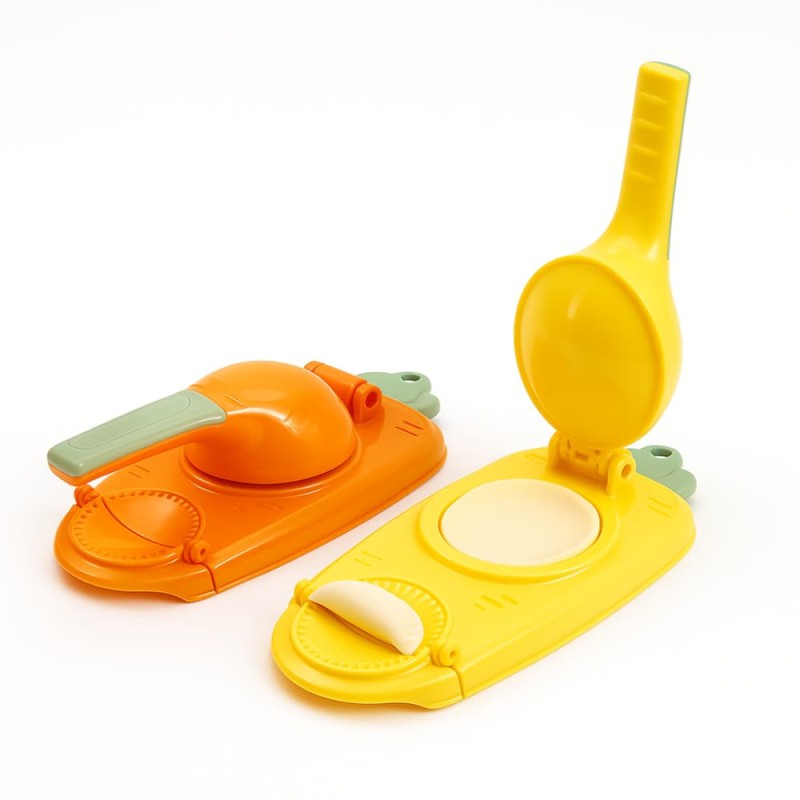 2-in-1 Dumpling & Momo Maker – Pitha Press & Dough Skin Mold Tool for Easy Homemade Snacks