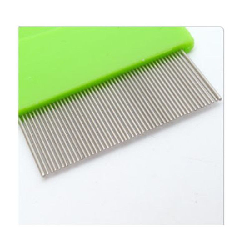 Non-slip small steel barbed lice comb