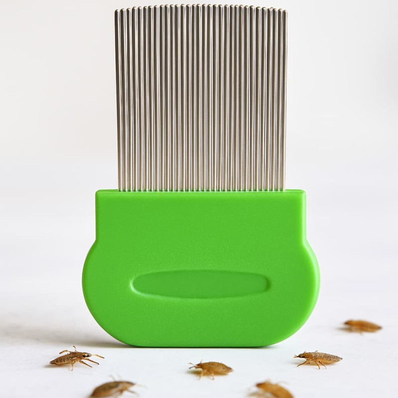 Nahe Non-slip Steel Lice Comb (1pcs)