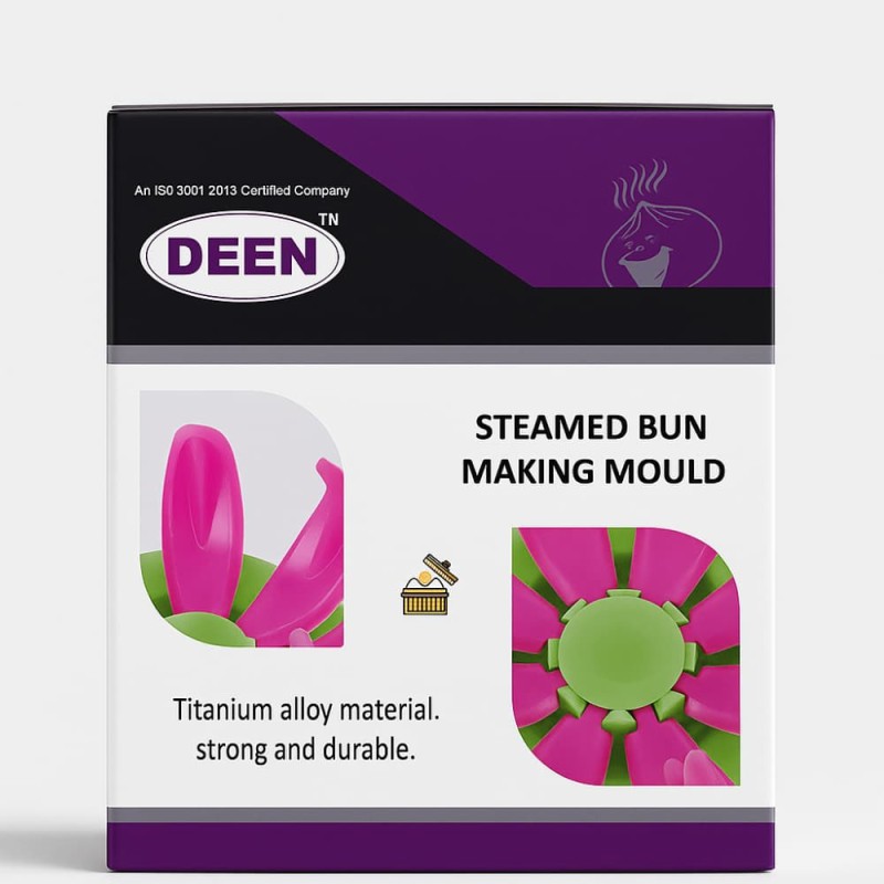 Deen Creative Manual Steamed Stuffed Bun Mold Momos Maker