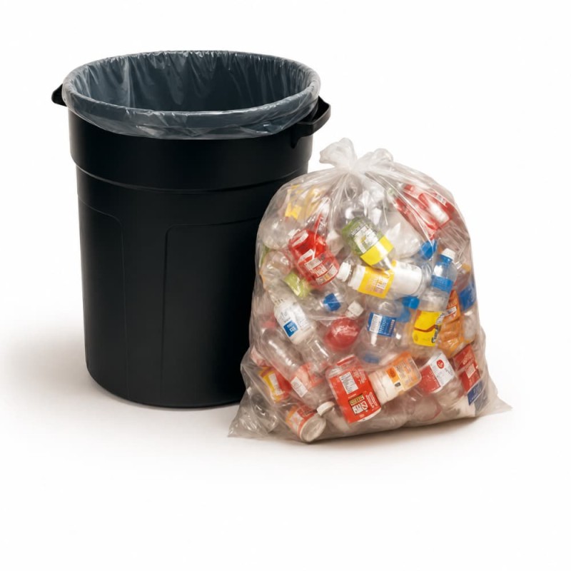 Transparent Garbage Bag 20x24 Inch – 500g Poly Trash Bag
