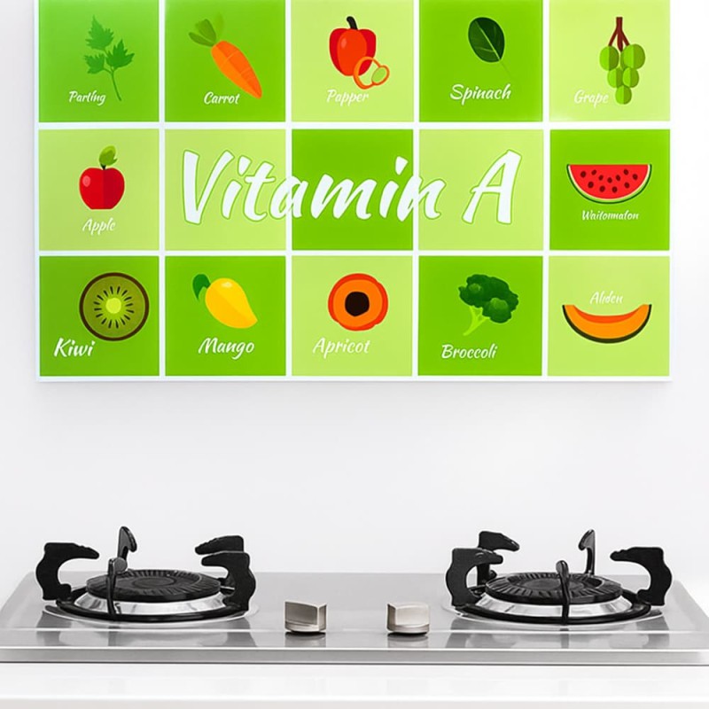 Self-Adhesive Anti-Oil Stickers – Waterproof & Heat-Resistant Kitchen Wall Protection