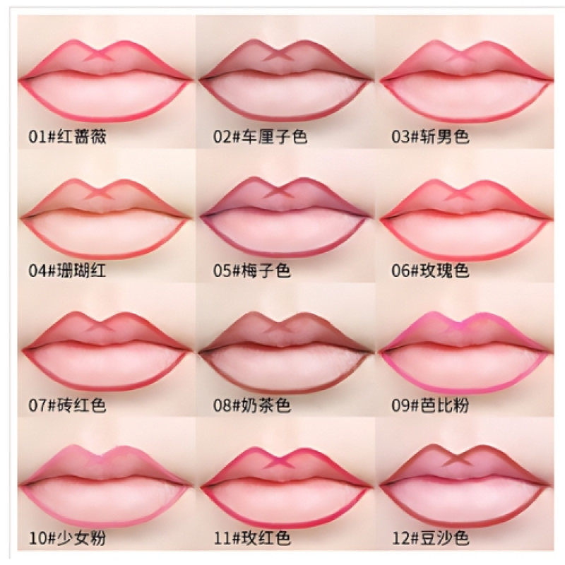 Tangnada Yalaiyi Wenxiu Matte Waterproof Velvet Lipliner