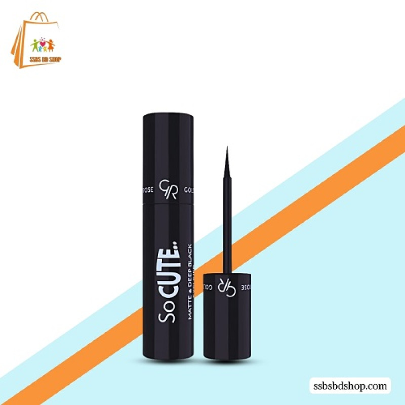 Golden Rose So Cute Matte & Deep Black Eyeliner
