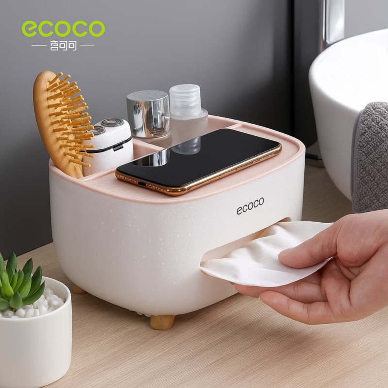 Creative Light Luxury Multi-Function Tissue & Remote Control Storage Box  Plastic Box for Home & Restaurant Use