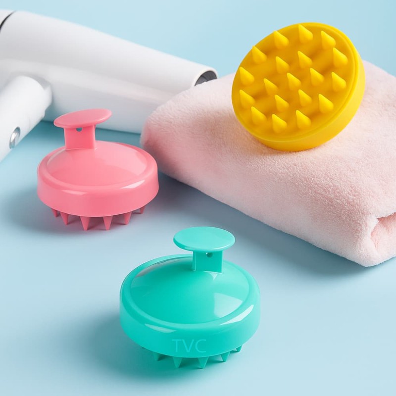 Silicone Hair Scalp Massager Brush – Shampoo & Shower Comb for Hair Care