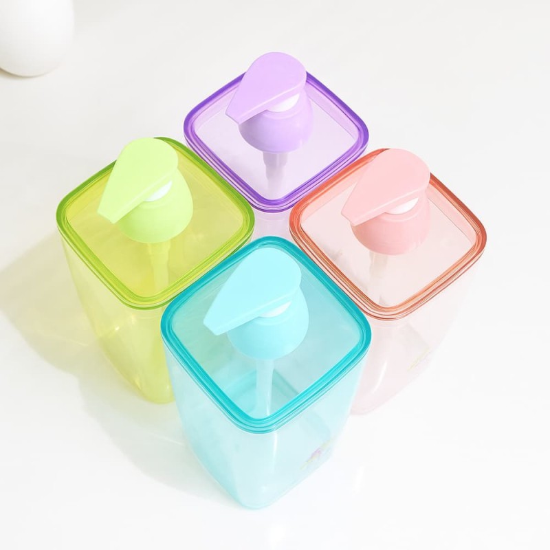 Rose Garden Liquid Soap Dispenser – 420ml Bathroom Soap Holder Jar