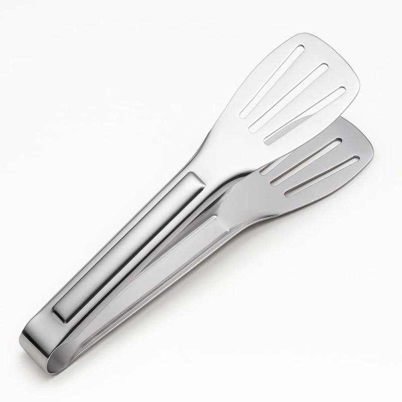 Stainless Steel Food Serving Tong 30cm – Large Size Turner & Roti Chimta | Durable Kitchen Tongs for Cooking & Serving