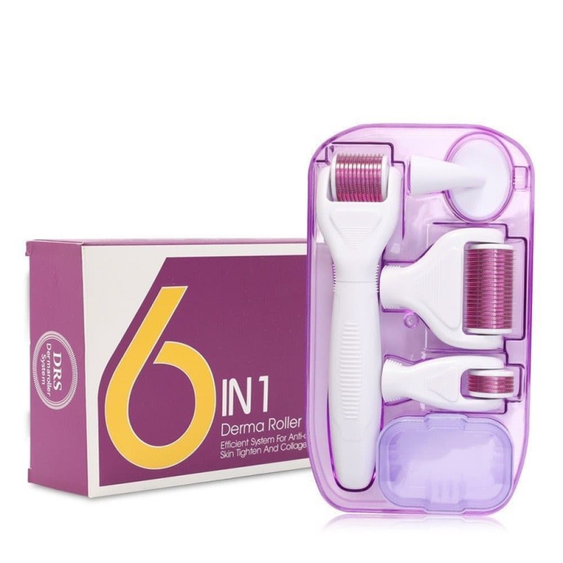 DRS 6 in 1 Derma Roller Kit  Titanium Microneedle System