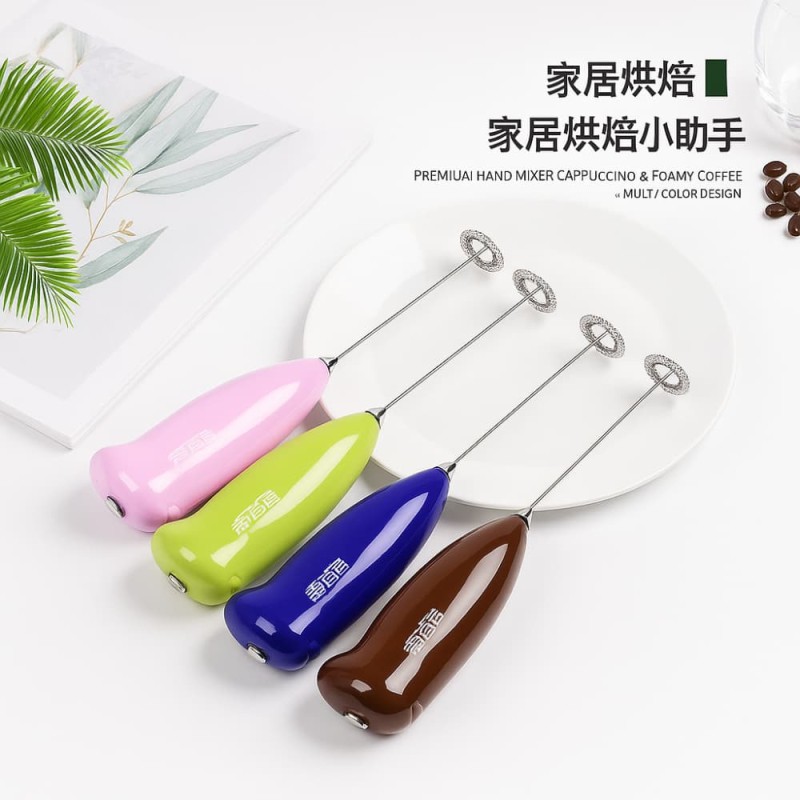 Premium Hand Mixer Cappuccino & Foamy Coffee Maker – Multi-Color Design