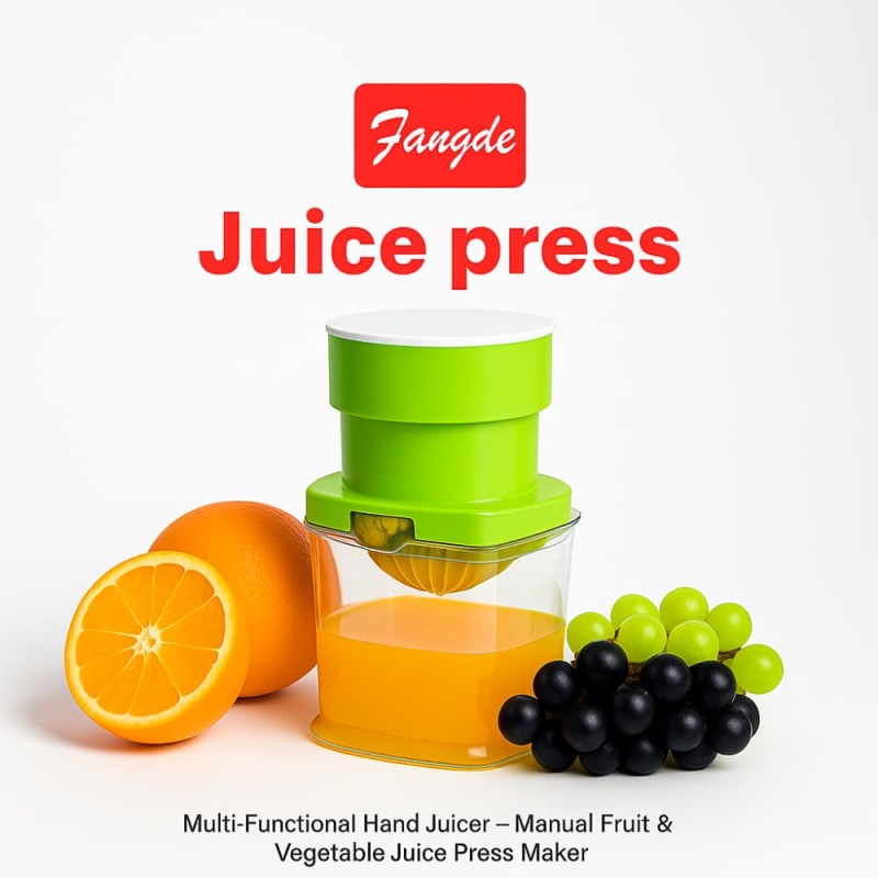 Multi-Functional Hand Juicer – Manual Fruit & Vegetable Juice Press Maker