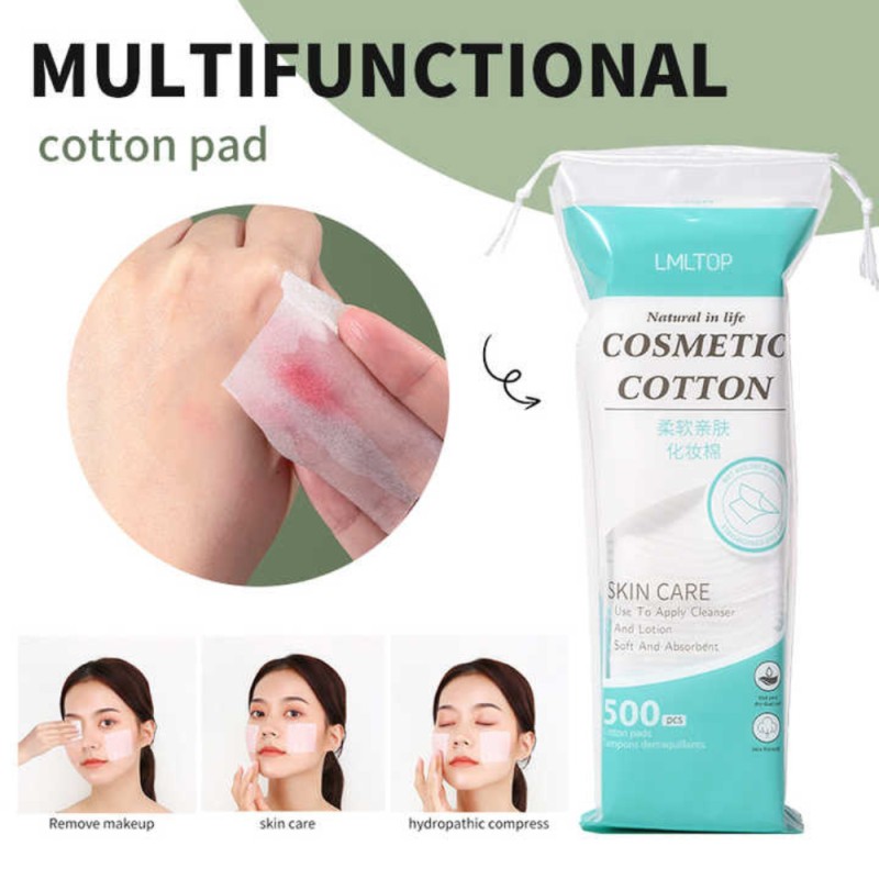 Lameila cosmetic cotton pads deep clean makeup remover(500pcs)